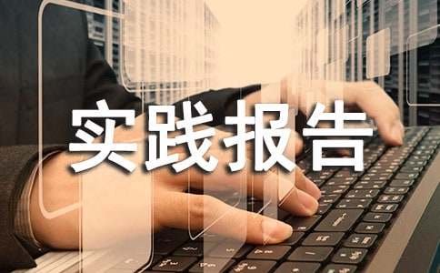 【精】暑期社会实践报告