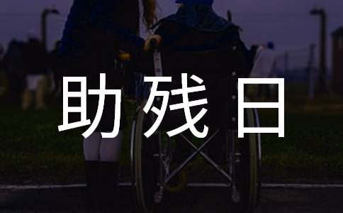 全国助残日活动方案